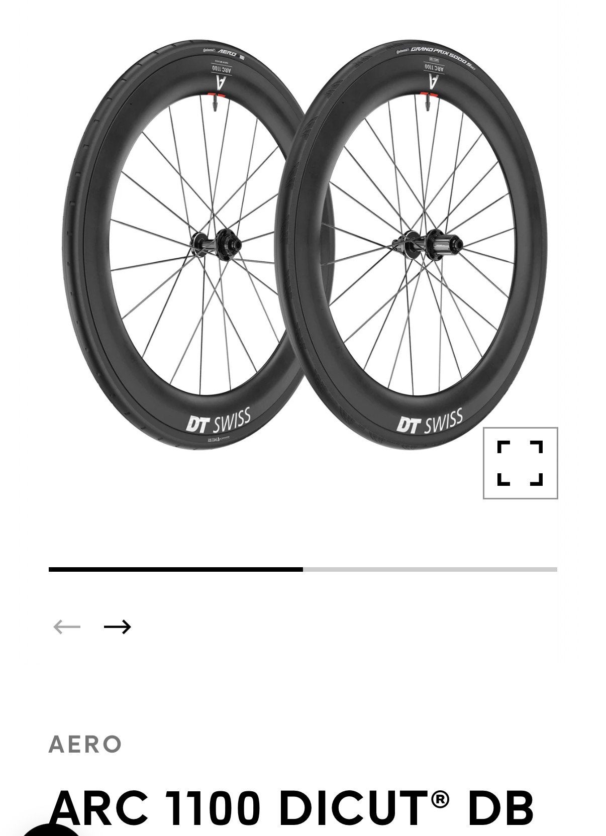 DT swiss 1100 ARC DB 65mm, Fietsen en Brommers, Fietsonderdelen, Ophalen of Verzenden, Zo goed als nieuw