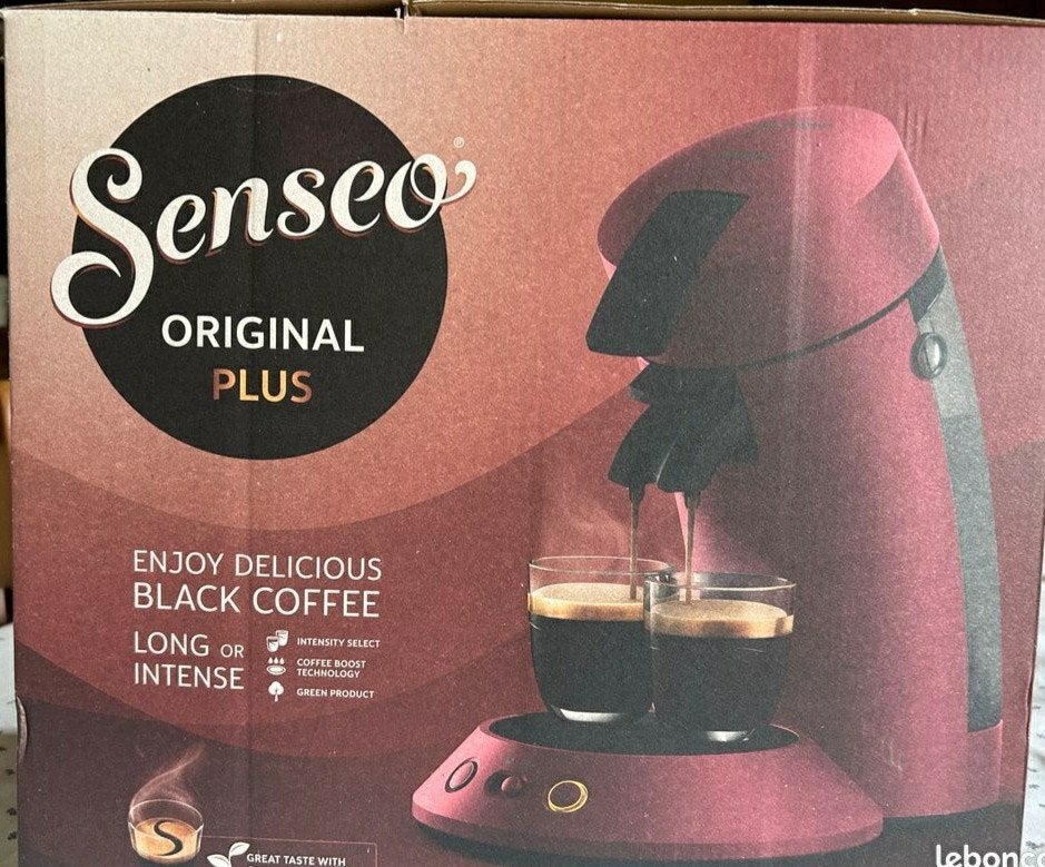 Machine à café Philips Senseo rouge. Neuve., Electroménager, Neuf, Réservoir d'eau amovible, Dosettes et capsules de café, Enlèvement