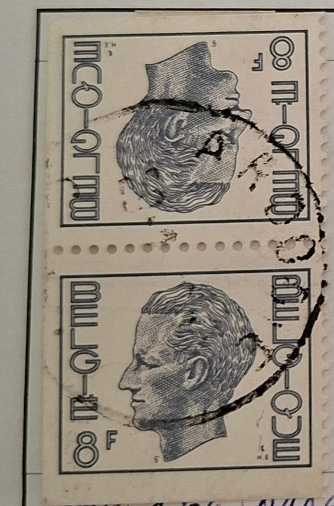 Timbres belges OBP 1901b, Enlèvement ou Envoi, Chefs d'Etat, Affranchi, Timbre-poste