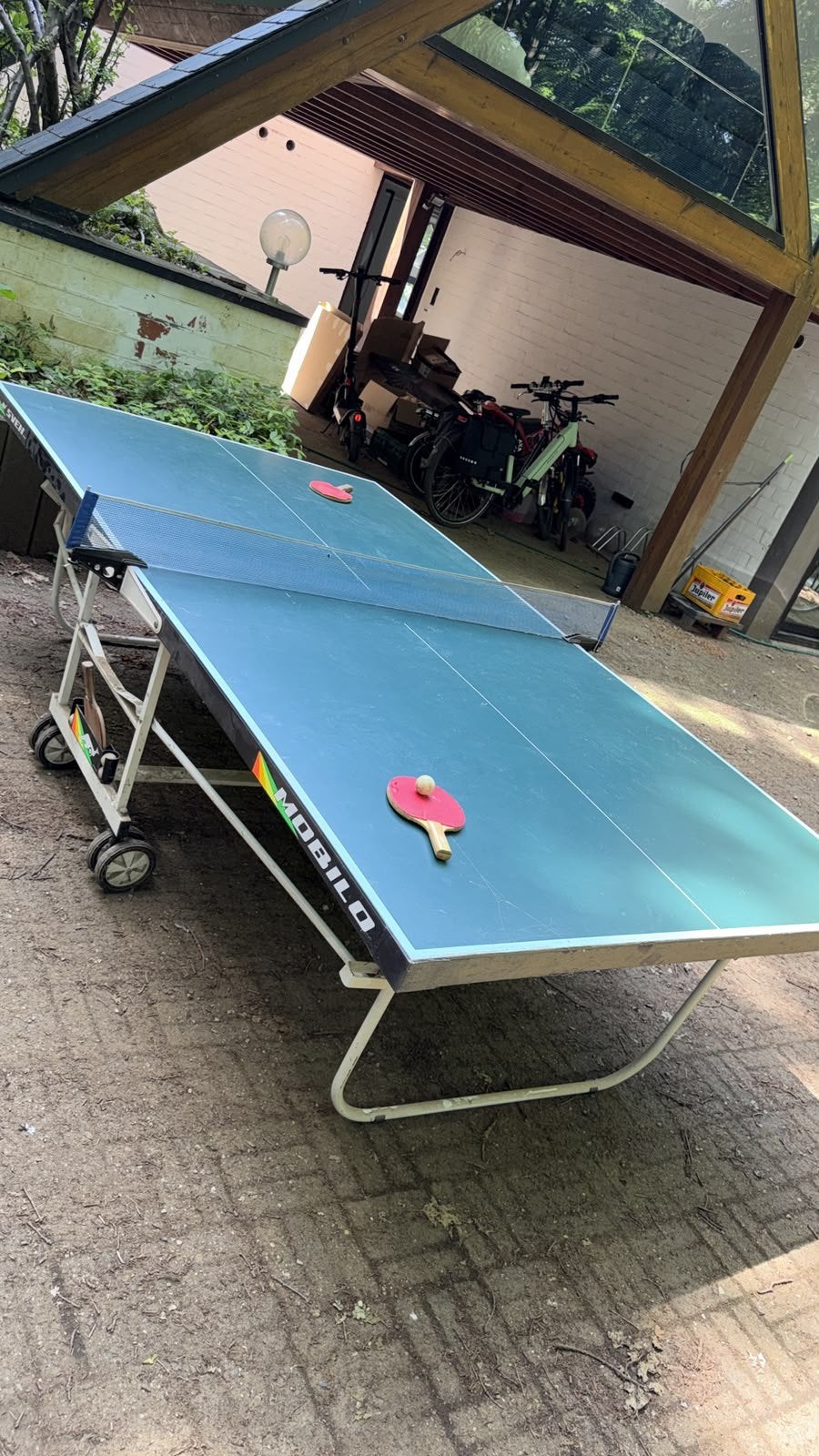 Pingpong tafel, Enlèvement, Utilisé, Table d'extérieur, Pliante
