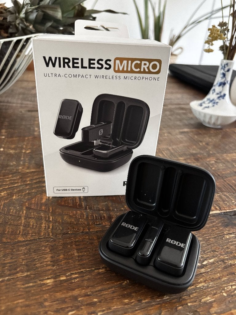 RODE Wireless Micro USB-C Black, Ophalen of Verzenden, Zo goed als nieuw, Overige typen, Draadloos
