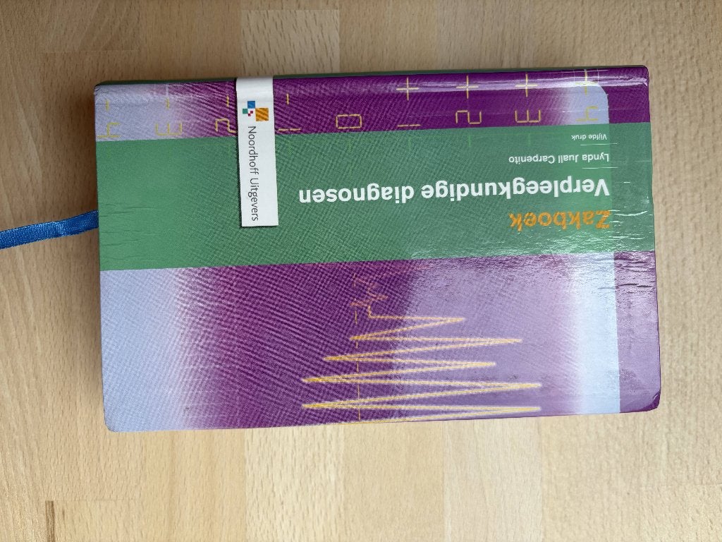 Zakboek verpleegkundige diagnosen (Carpenito), Ophalen of Verzenden