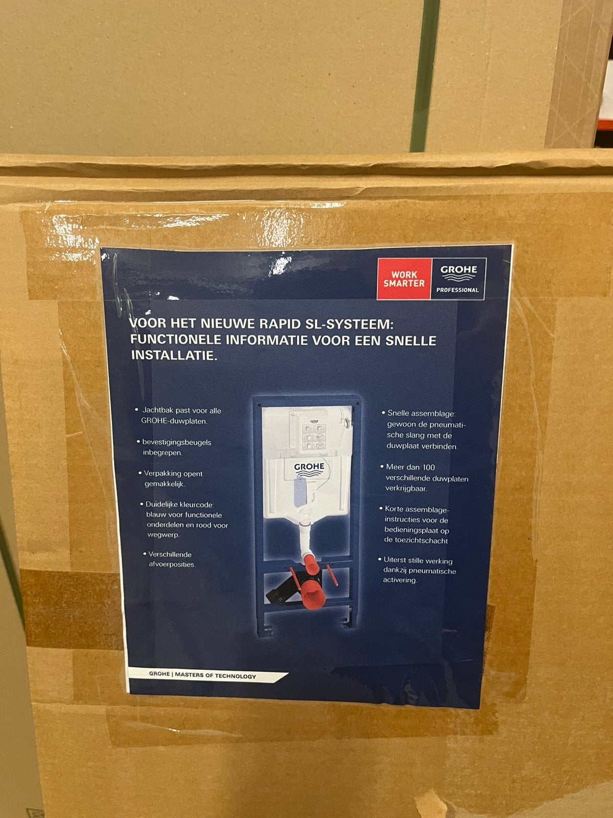 HANGWC Binnenwerk GROHE, Doe-het-zelf en Bouw, Sanitair, Ophalen, Nieuw, Toilet