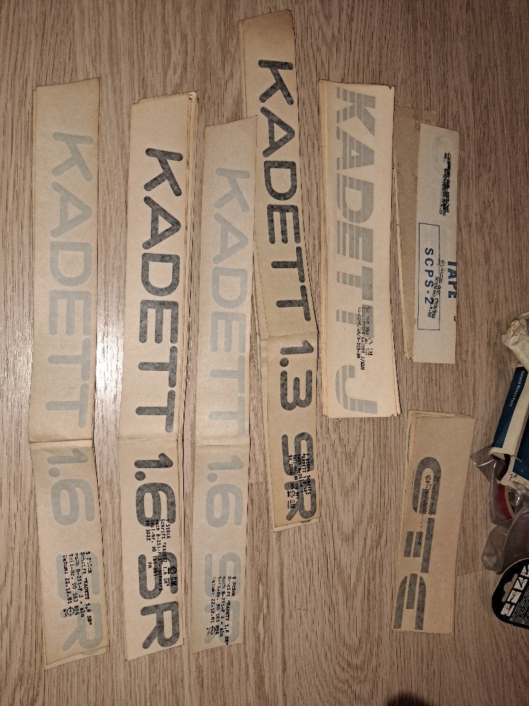 Stickers Kadett D, Auto-onderdelen, Ophalen of Verzenden, Nieuw, Voor, Opel