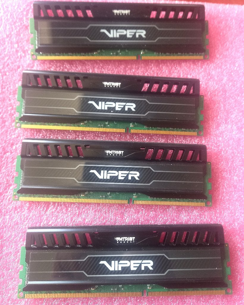 4 Patriot Viper 3 DDR3-sticks van 32 GB XMP, Computers en Software, RAM geheugen, Gebruikt, 32 GB, Verzenden, DDR3