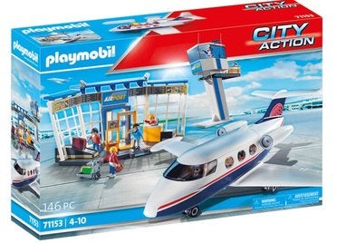 PLAYMOBIL Luchthaven inclusief vliegtuig nieuw, Ophalen of Verzenden, Nieuw, Complete set, Boot/Schip
