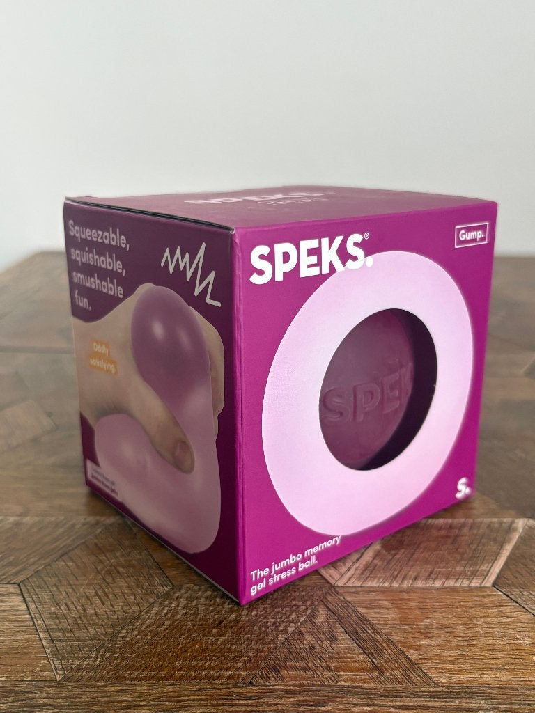 GROTE Speks Gump Stress Ball - Kleur: Lila / Moon Jelly, Ophalen of Verzenden, Nieuw