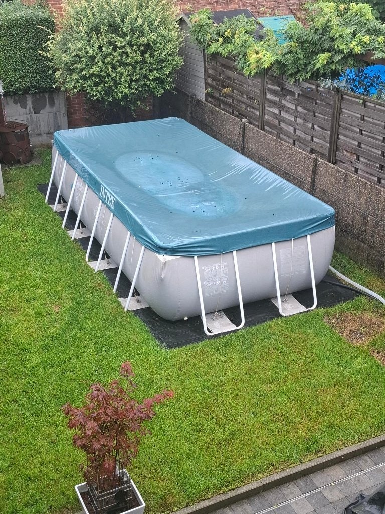 Zwembad Intex 244x488, Tuin en Terras, Ophalen, Gebruikt, 200 tot 300 cm, 80 tot 120 cm