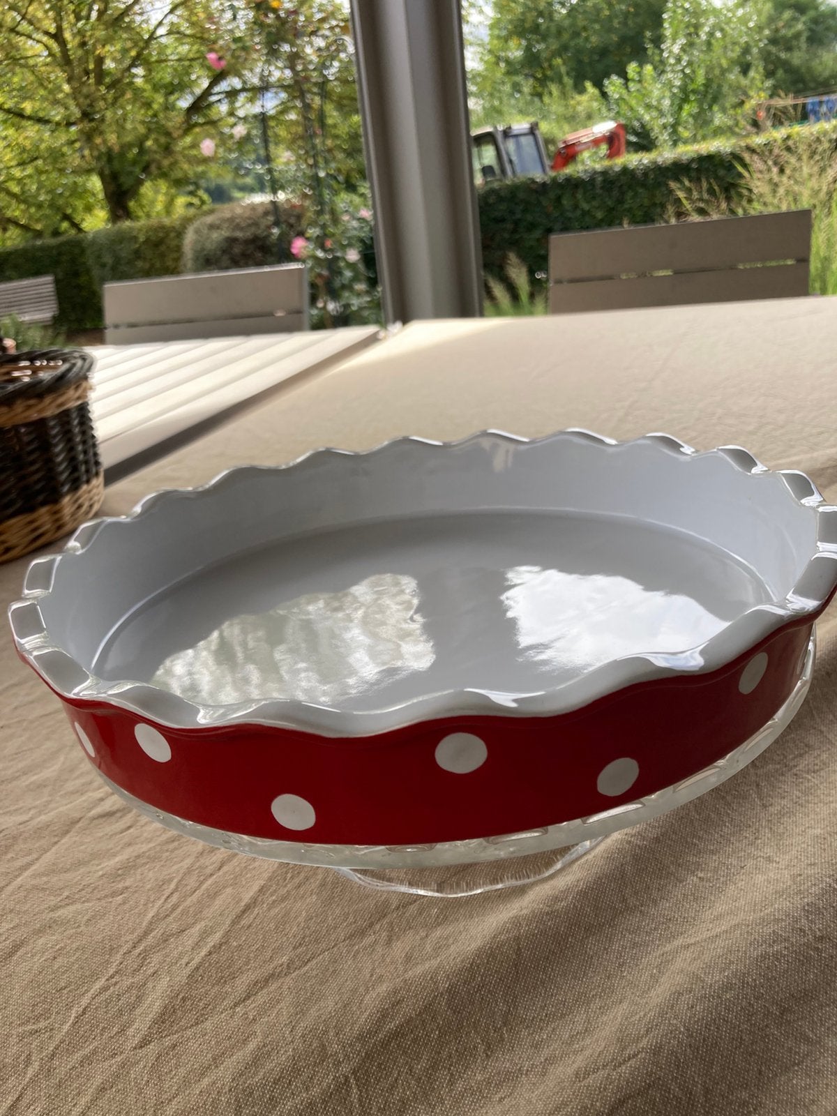 Plat ceramique four, Enlèvement