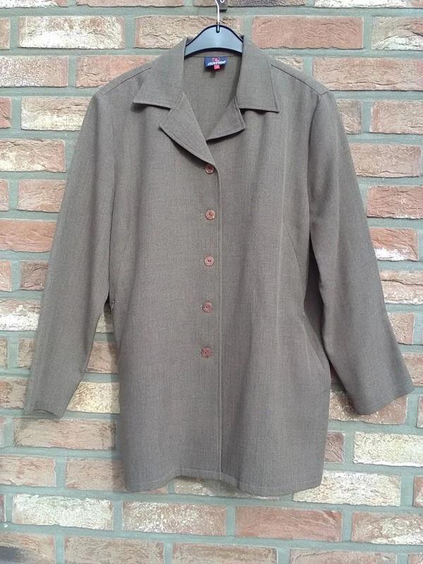Bruine blazerjas Cicerone 44, Kleding | Dames, Cicerone, Bruin, Maat 42/44 (L), Ophalen of Verzenden