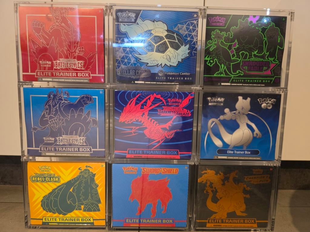 Pokemon ETB's - Elite Trainer Box, Hobby en Vrije tijd, Verzamelkaartspellen | Pokémon, Nieuw, Ophalen