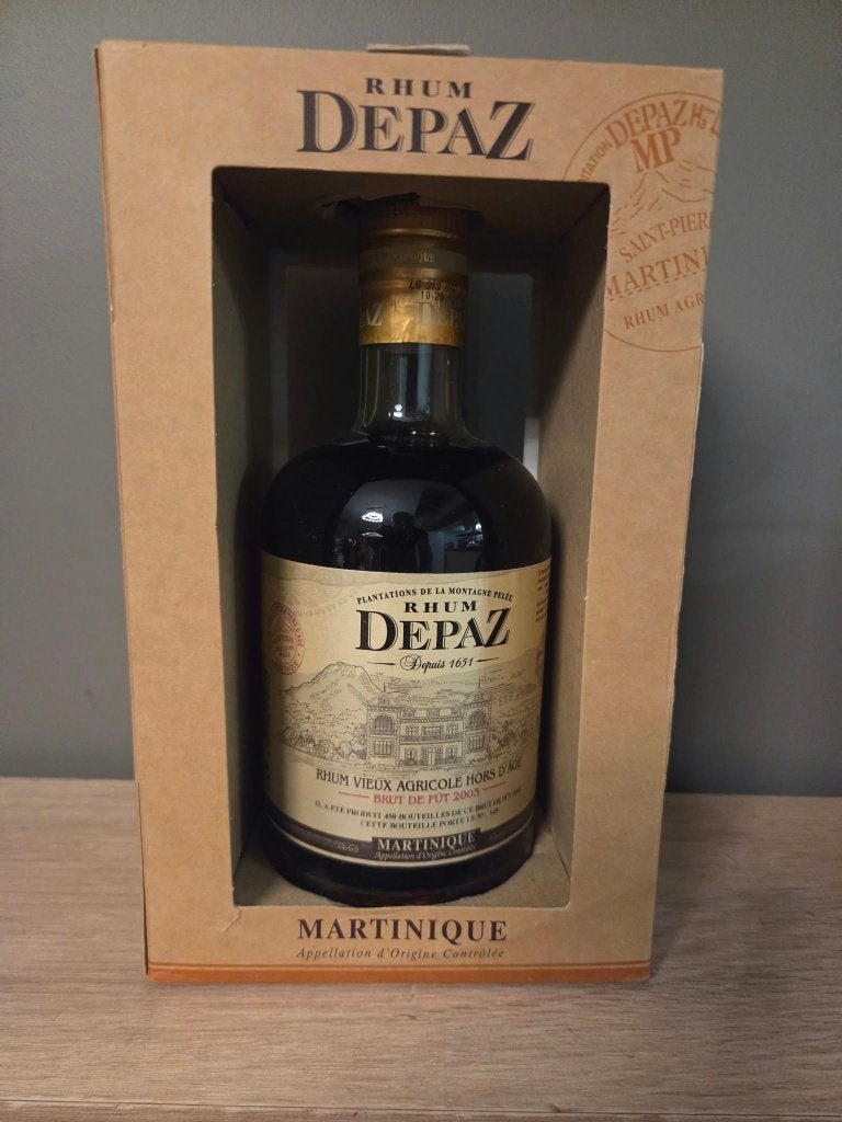 rhum Depaz 2003 brut de fût, Collections, Enlèvement ou Envoi, Pleine
