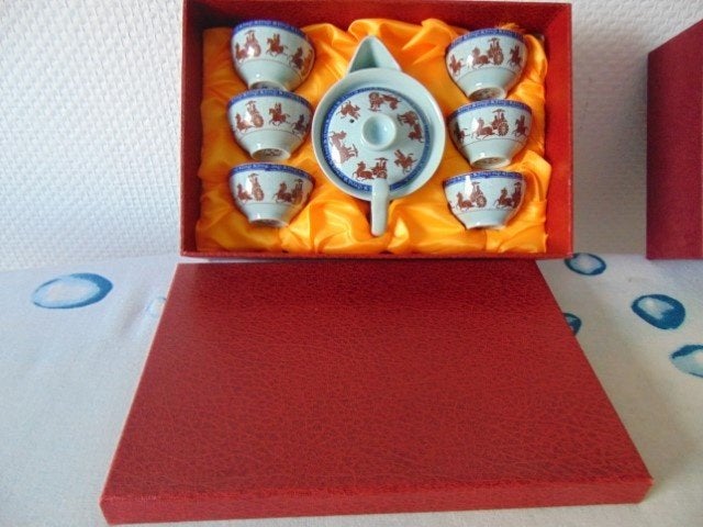Chinees thee set + Chinees Sake set Nieuw, Ophalen of Verzenden