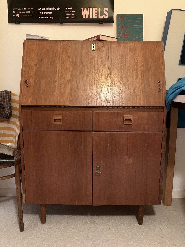 Secrétaire / Armoire / Bureau vintage, Enlèvement, Utilisé, Scandinave