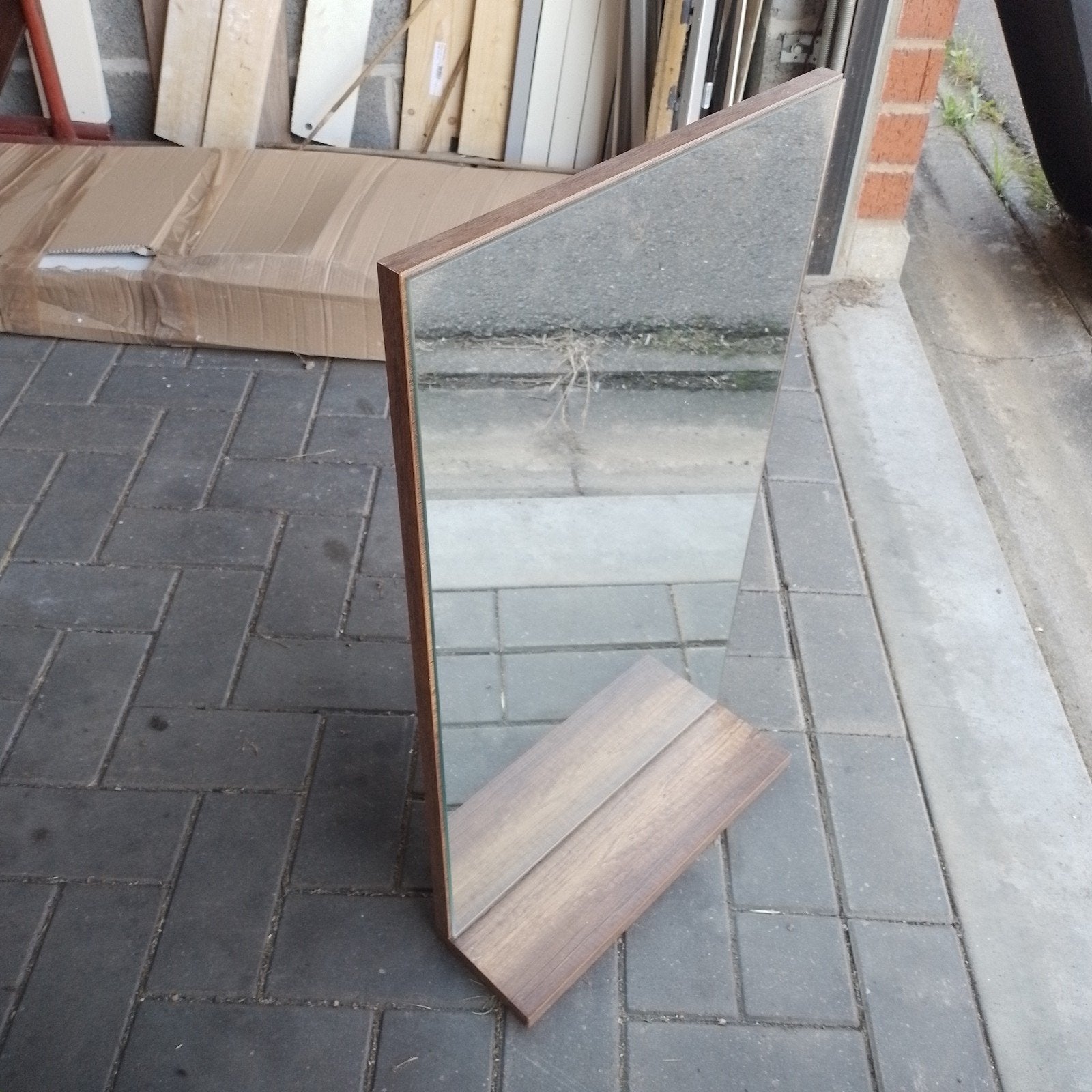 Nouveau bois de miroir, qualité durable, Enlèvement, Neuf, Rectangulaire