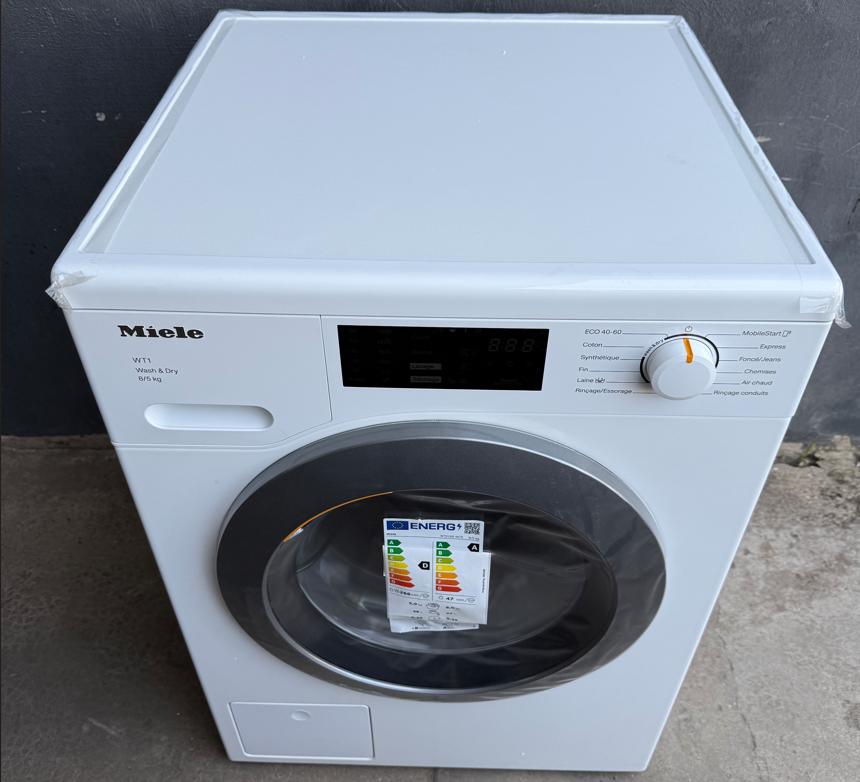Miele W1 Lave-linge séchant Smart Home 8kg./1500essor./ A+++, 8 tot 10 kg, Ophalen, Nieuw