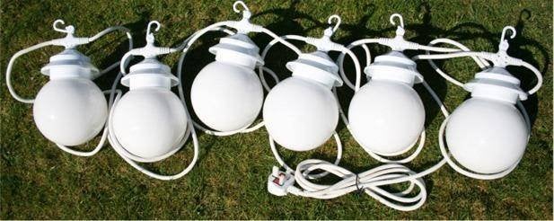 Lampes suspendues pour tente escamotable ou parasol, Enlèvement, Comme neuf