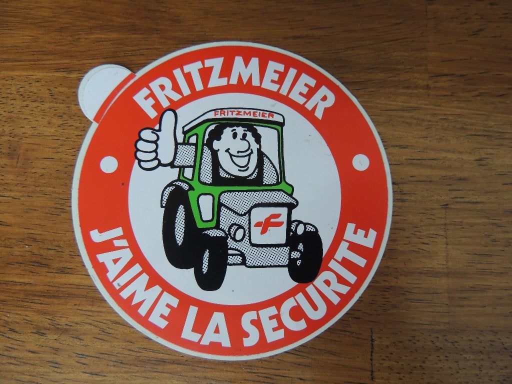 Tractor Fritzmeier sticker, Verzamelen, Verzenden, Zo goed als nieuw, Auto of Motor