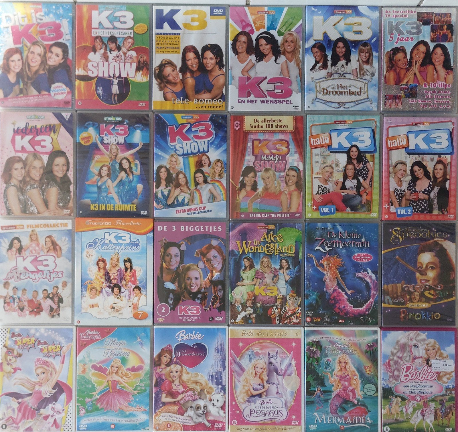 Dvd's K3 Barbie, Cd's en Dvd's, Ophalen of Verzenden, Show