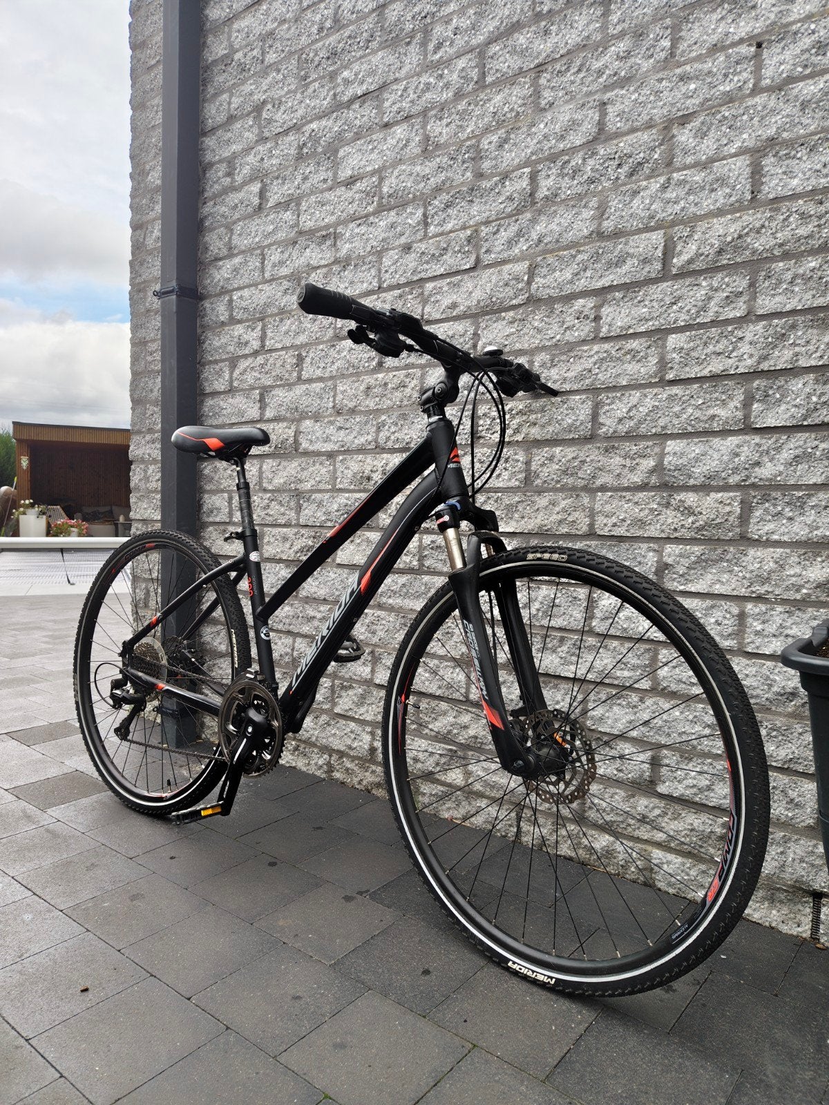 Merida Dames crossfiets, 10 tot 15 versnellingen, Zo goed als nieuw, Schijfrem, Ophalen
