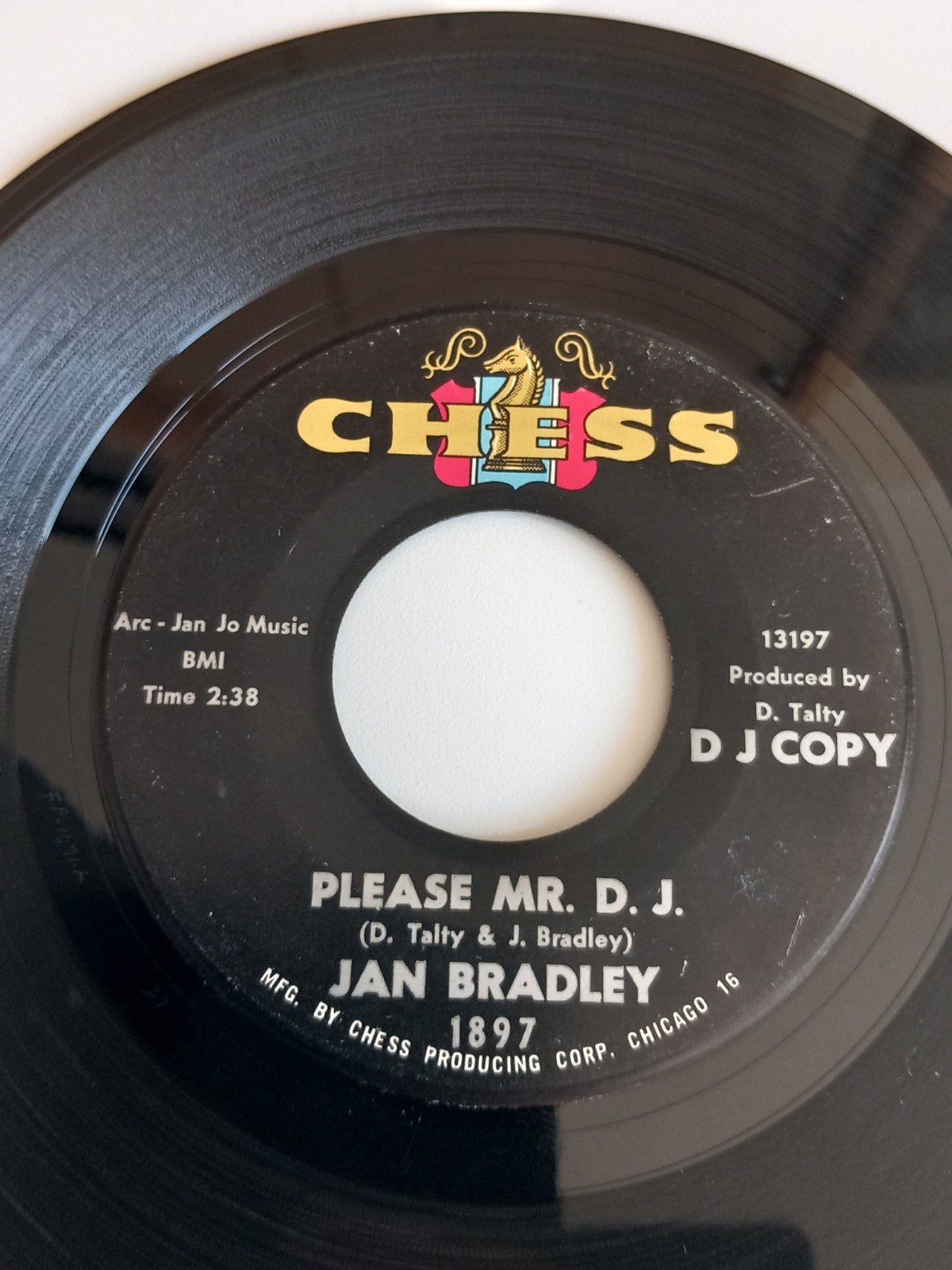 JAN BRADLEY. PLEASE MR DJ.  POPCORN USA 45T, Enlèvement ou Envoi