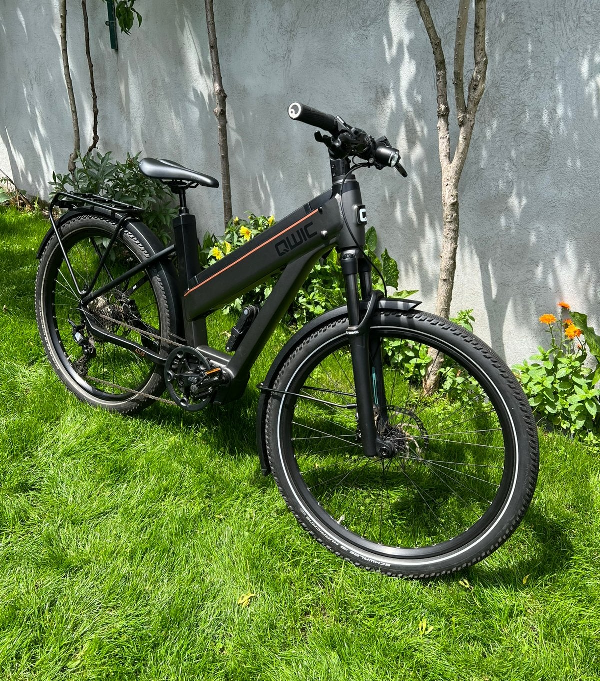 Vélo électrique QWIC Atlas Track - Seulement 1265 km !, Enlèvement, Comme neuf, Qwic
