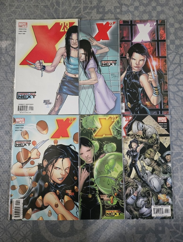 X-23 (vol.1) #1-6 (2005 - completed) Marvel Next, Série complète ou Série, Enlèvement ou Envoi, Neuf