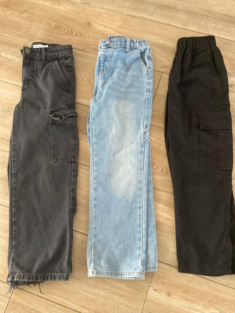 3 jongensbroeken maat 134, 9 jaar, Enlèvement ou Envoi, Comme neuf, Garçon, Pantalon