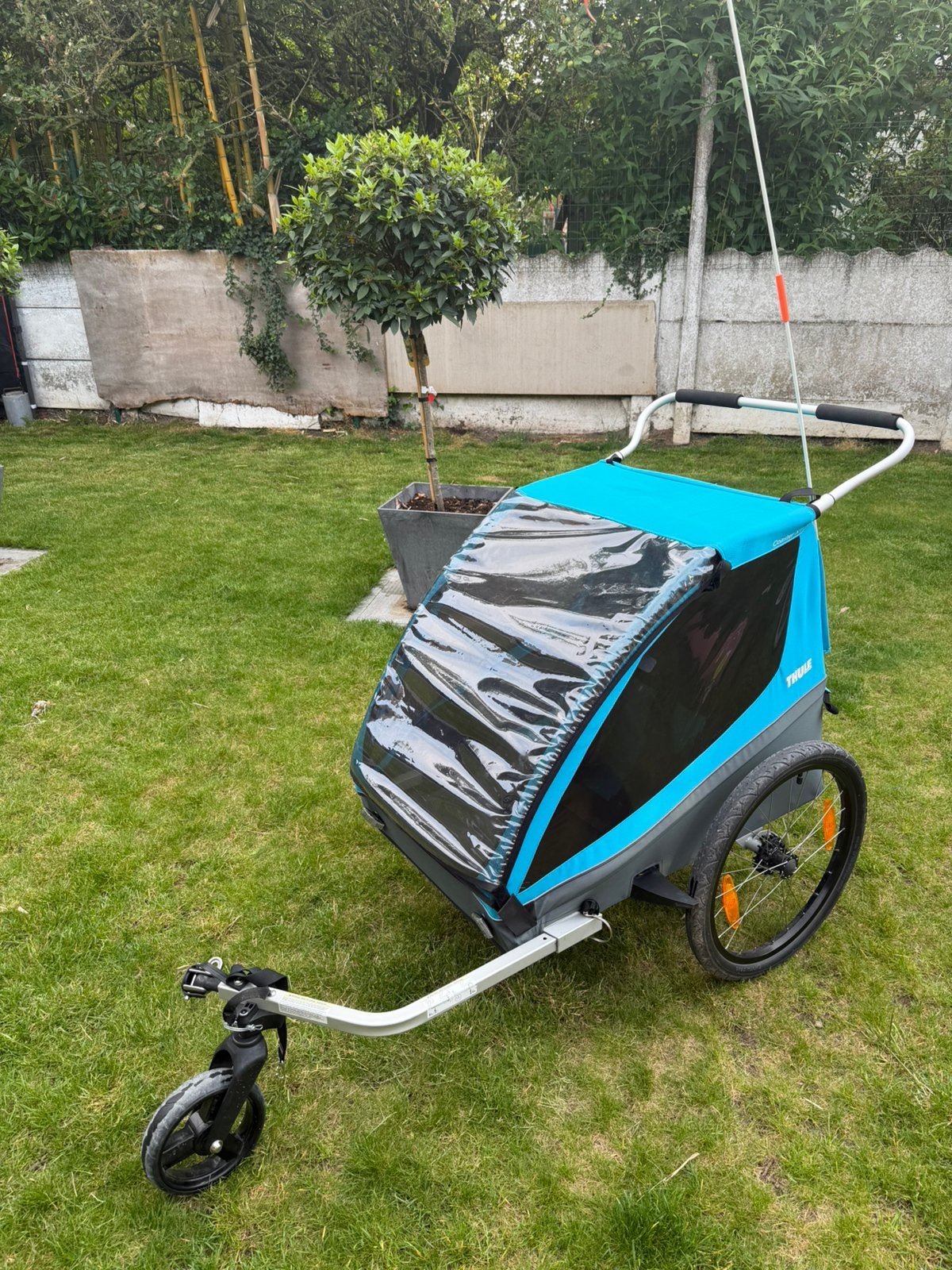 Thule Coaster xt, Ophalen, Opvouwbaar, Zo goed als nieuw, Kinderkar