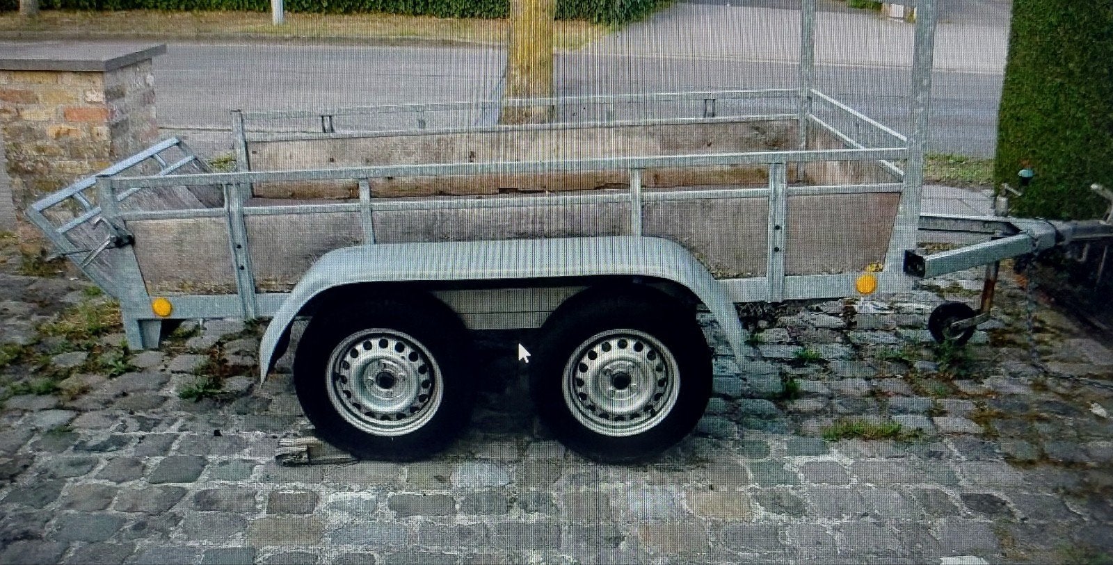 aanhangwagen < 750kg dubbel As
lengte 2.50 cm
breedte 125 cm, Ophalen, Zo goed als nieuw