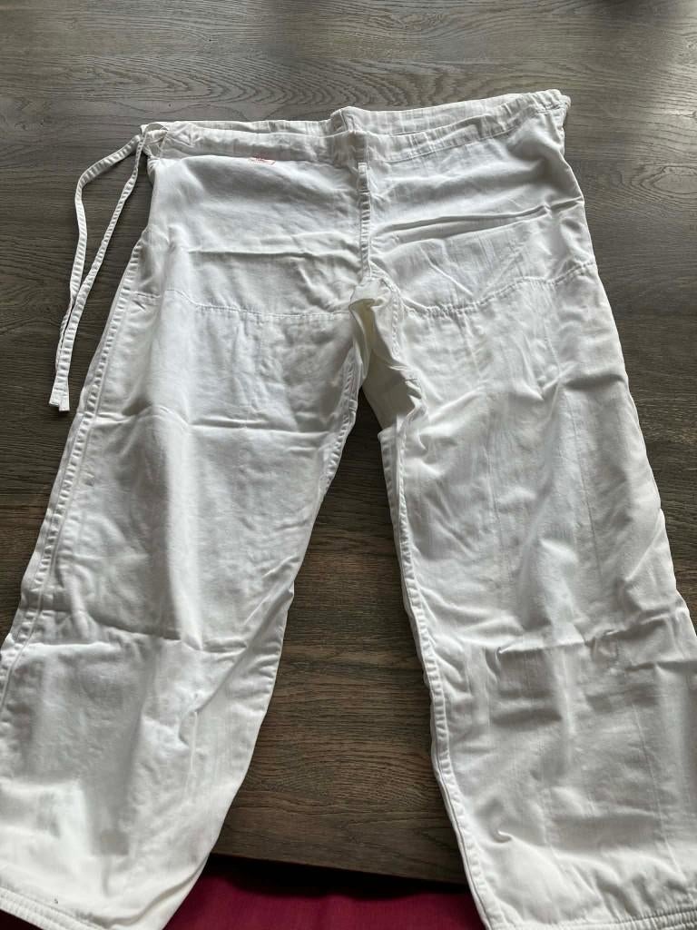 judopak 180cm (5) 100% katoen goede staat, Sports & Fitness, Sports de combat & Self-défense, Taille XL, Comme neuf, Enlèvement