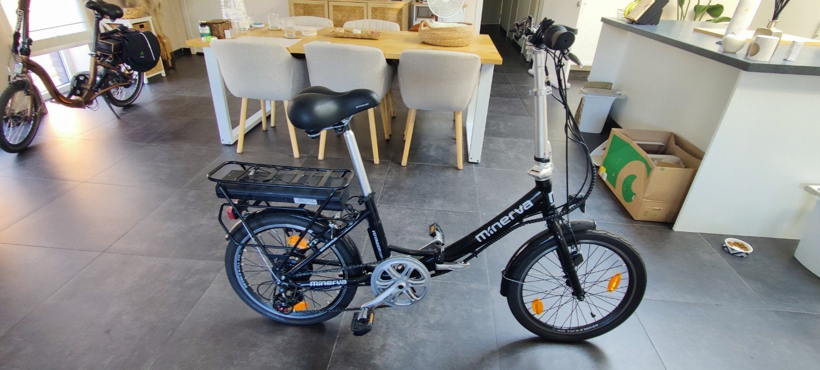 Elektrische plooifiets Minerva, Enlèvement, Comme neuf, Autres marques