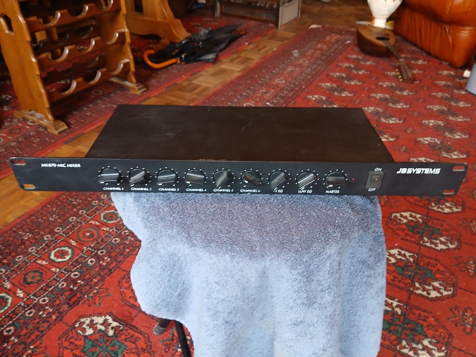 JB Systems MX870-MIC Mixer - 6 canaux micros / Rack 19" - Ex, Audio, Tv en Foto, DVD spelers