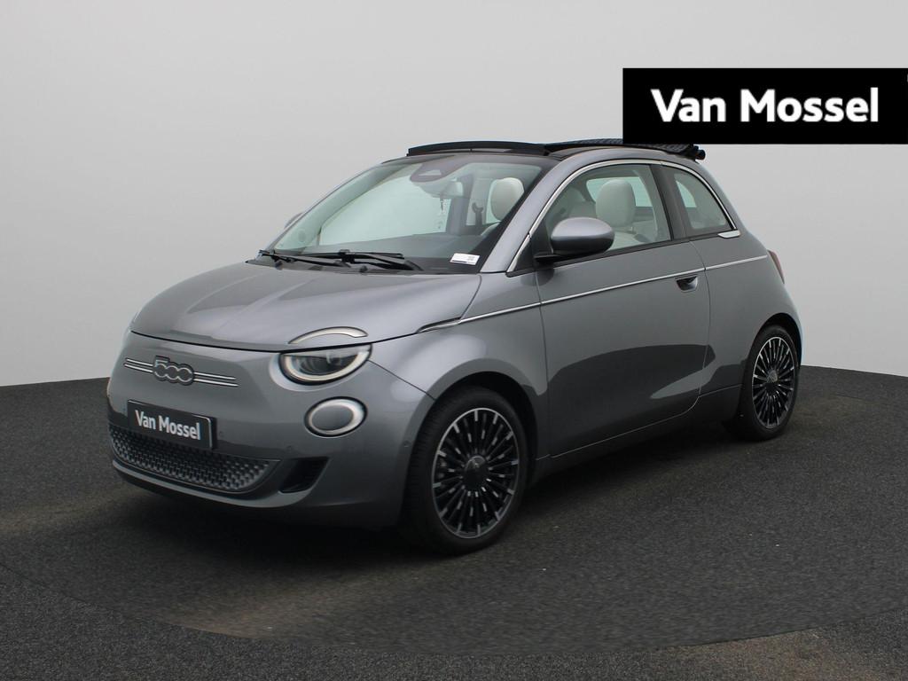 Fiat 500 C La Prima 42 kWh, Auto's, 4 zetels, Cabriolet, https://public.car-pass.be/vhr/c2bd9a7d-6618-4776-a15c-322cd314cfbf, 2 deurs