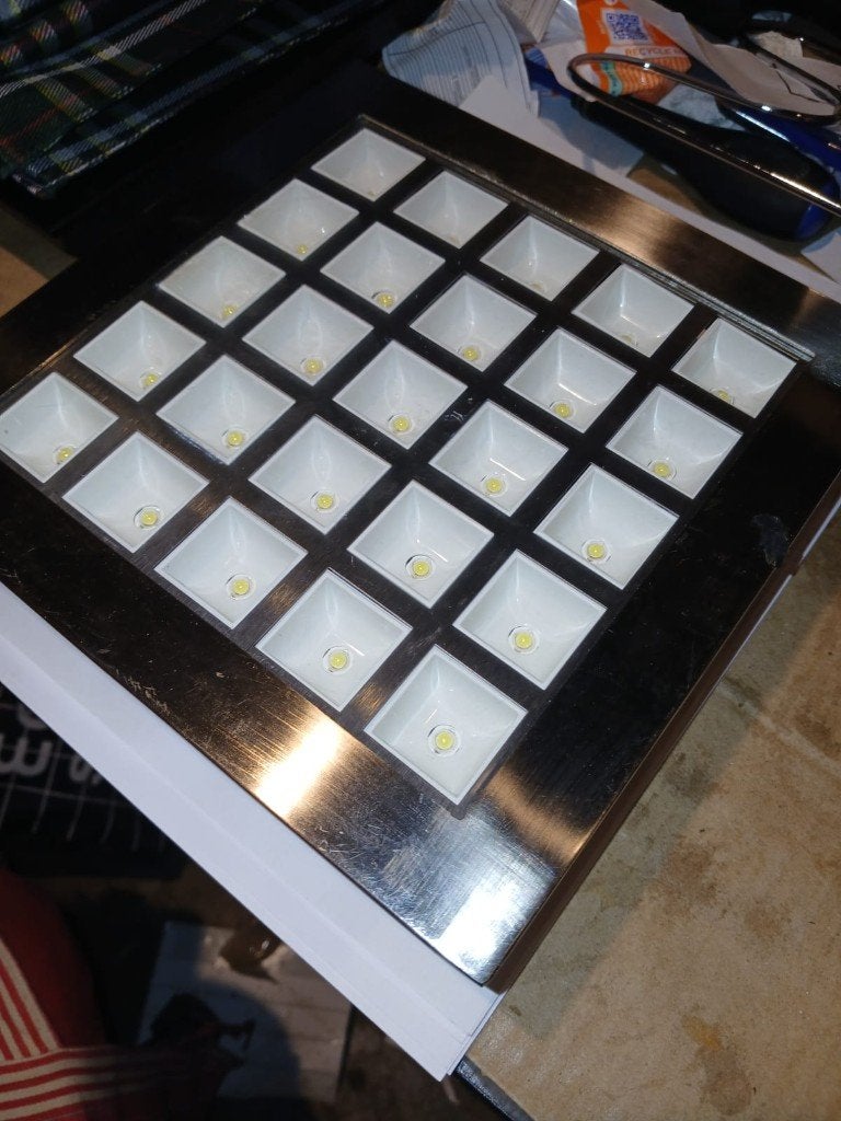 Panneau LED encastrable carré de 25W, Enlèvement ou Envoi, Neuf, LED