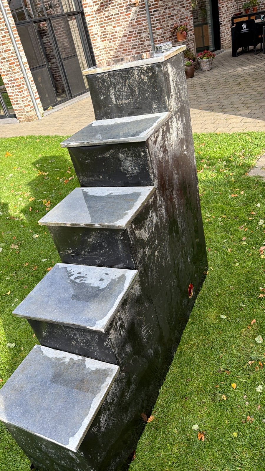 Vijver trap, Tuin en Terras, Ophalen, Zo goed als nieuw, Steen