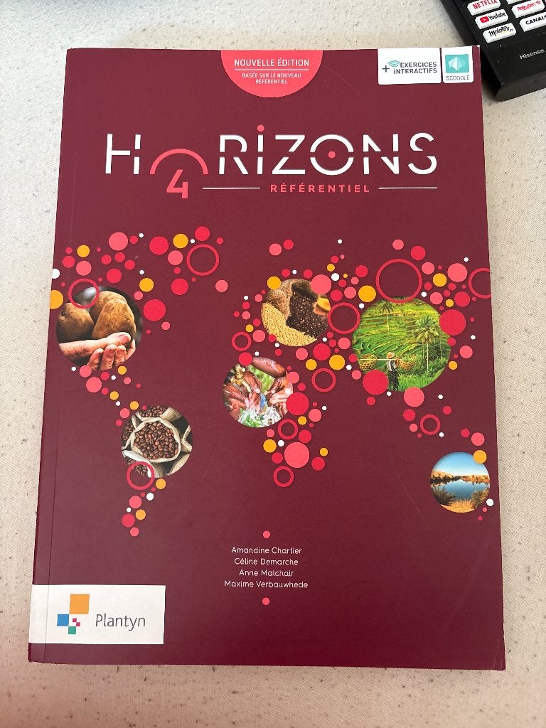 Horizons 4 referentiel, Livres, Livres scolaires, Enlèvement, Comme neuf, Secondaire, Géographie