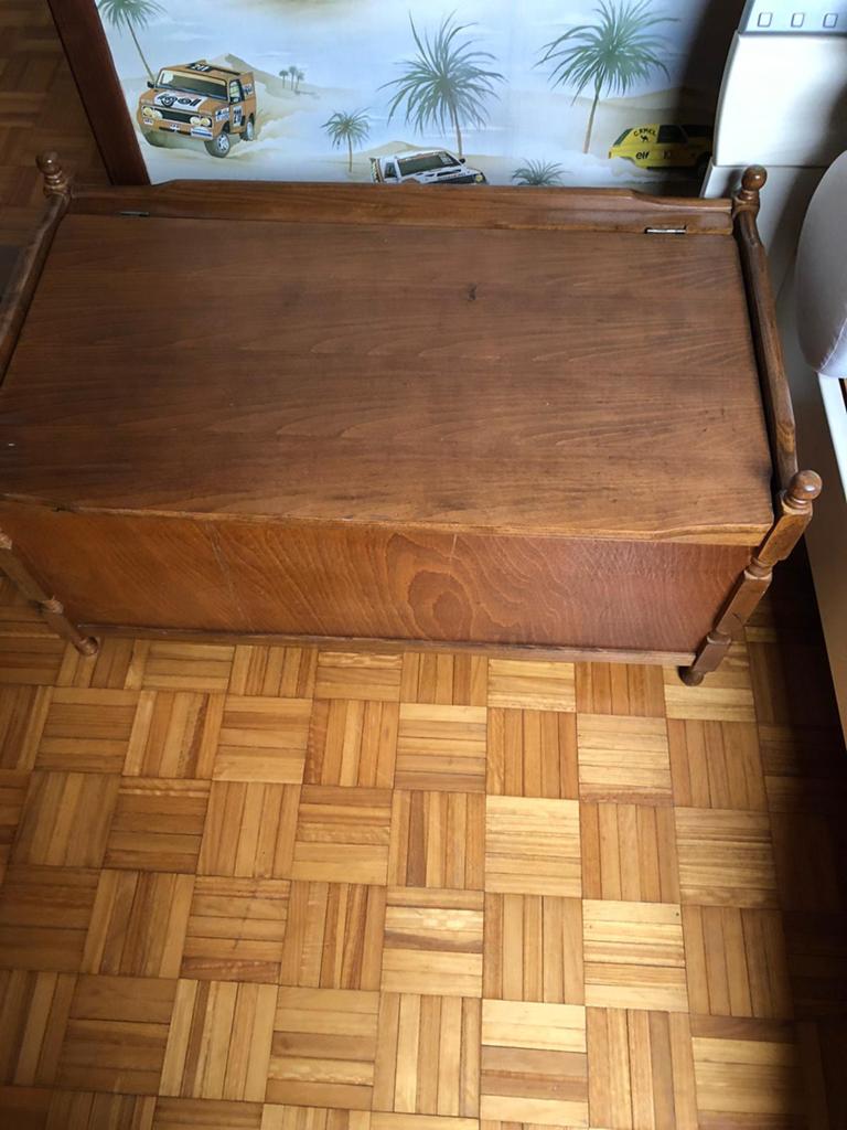 Houten koffer vintage, Ophalen, Gebruikt, 50 tot 100 cm, Minder dan 50 cm
