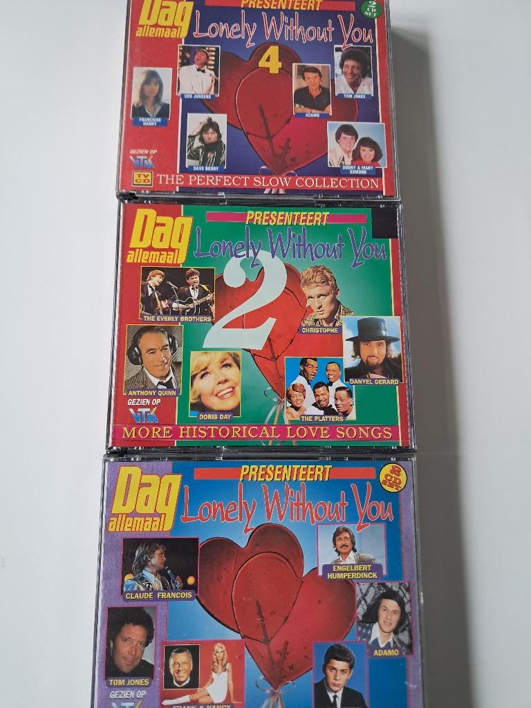 CD’s Lonely without you 3boxen, Cd's en Dvd's, Ophalen, Gebruikt, Pop