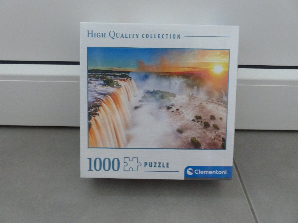 Puzzle cascade Clementoni - 1000 pièces, Enlèvement ou Envoi, 500 à 1500 pièces, Comme neuf, Puzzle