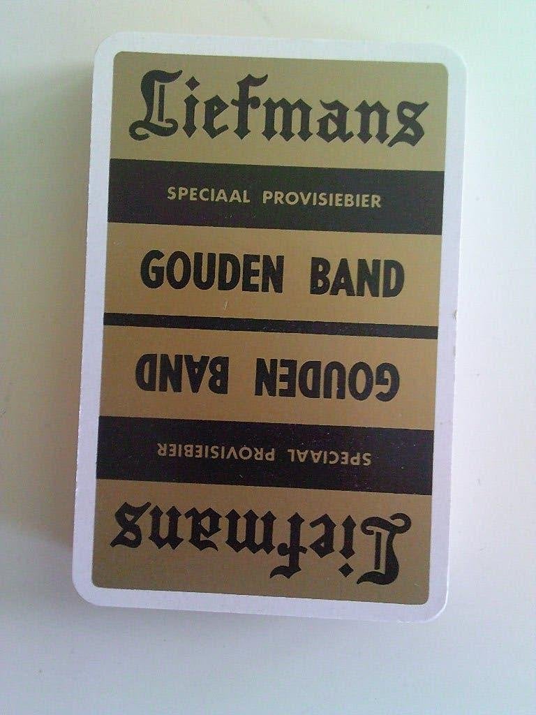 Spel speelkaarten brij Liefmans / Odenaarde, Ophalen of Verzenden, Speelkaart(en)