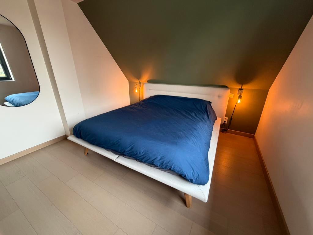 2 persoonsbed, Huis en Inrichting, Slaapkamer | Bedden, Ophalen, Gebruikt, Tweepersoons