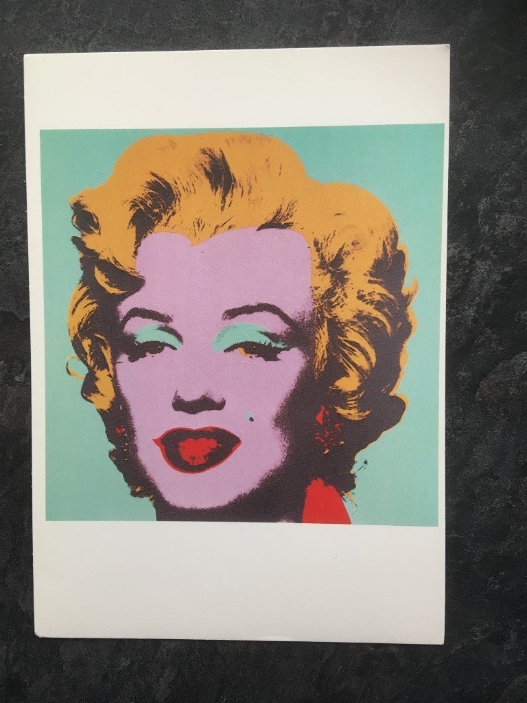 carte postale d'Andy Warhol : Marilyn les « Dix Marilyn », Enlèvement ou Envoi