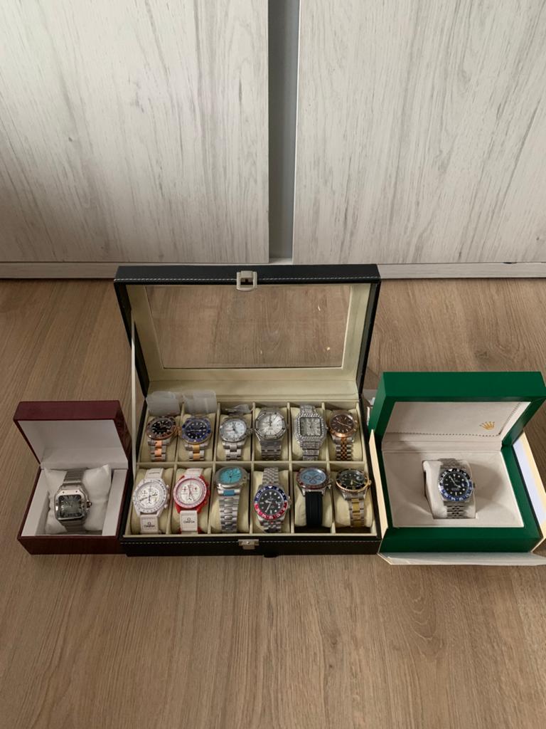Luxe horloge’s, Staal, Staal, Polshorloge, Ophalen of Verzenden