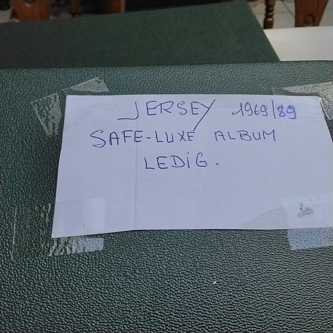 JERSEY ledig SAFE LUXE album 1969/1989, Postzegels en Munten, Postzegels | Toebehoren, Ophalen of Verzenden