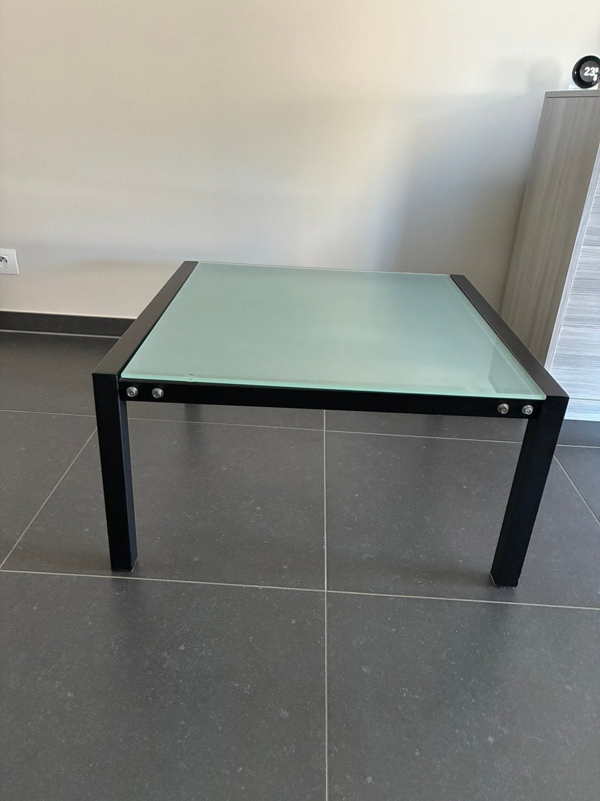 Salontafel, 50 à 100 cm, Carré, Verre, Enlèvement