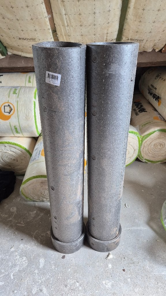 Buis vast geisoleerd 150mm (2 stuks), Doe-het-zelf en Bouw, Buizen en Afvoer, Ophalen, PVC, Nieuw, Minder dan 2 meter