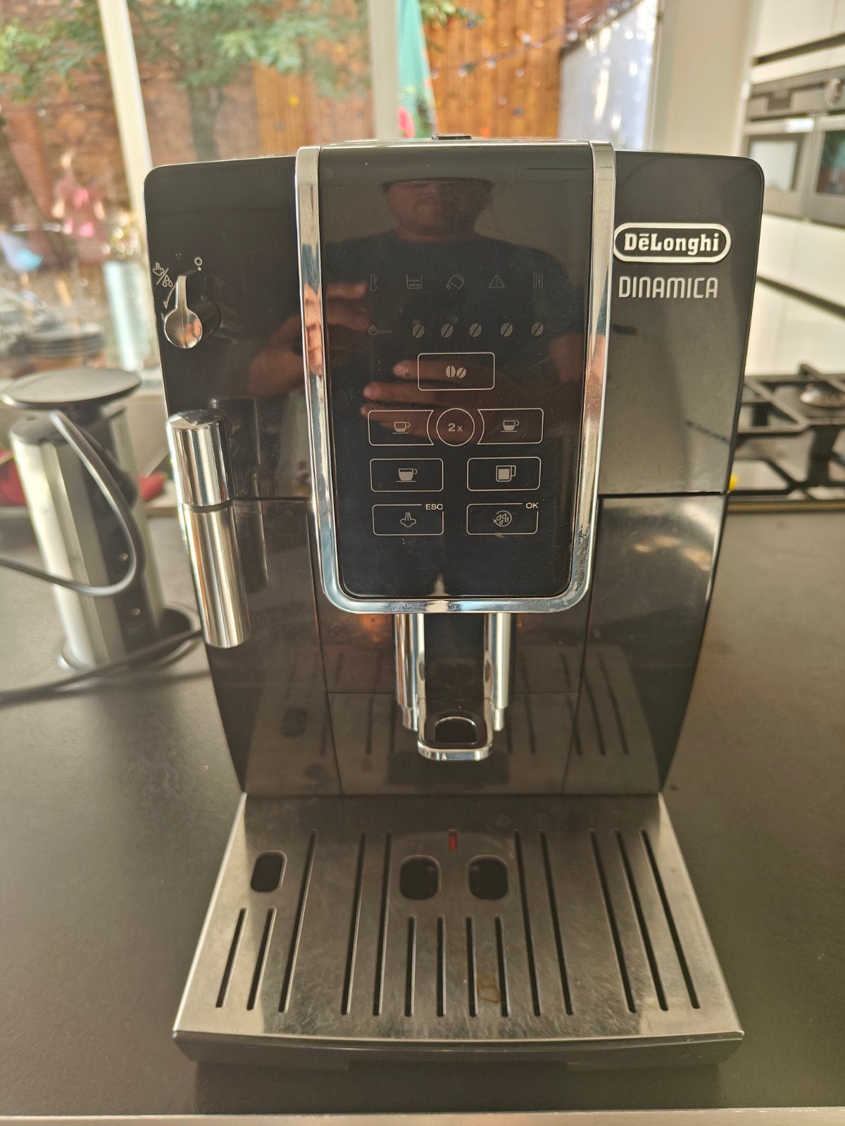 volautomaat Delonghi dinamica, Ophalen, Gebruikt