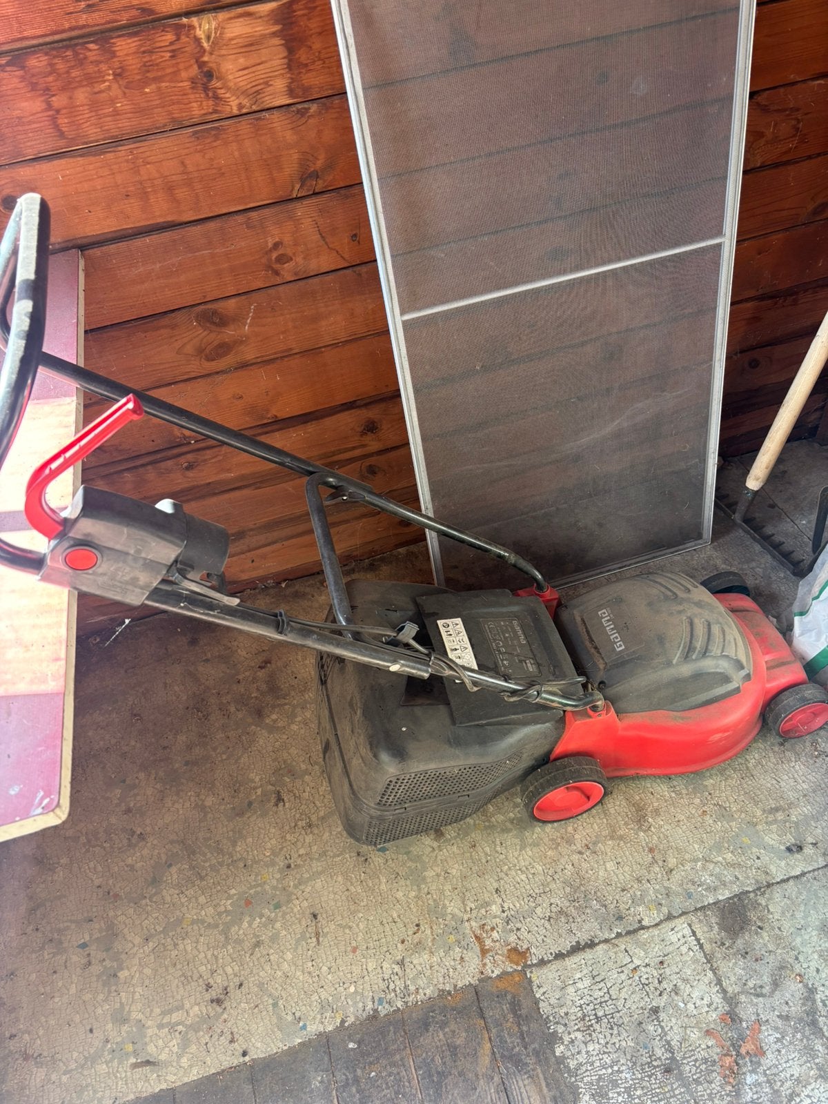 Tondeuse à gazon électrique, Jardin & Terrasse, Enlèvement, Utilisé, Tondeuses à gazon électriques, Bac de ramassage