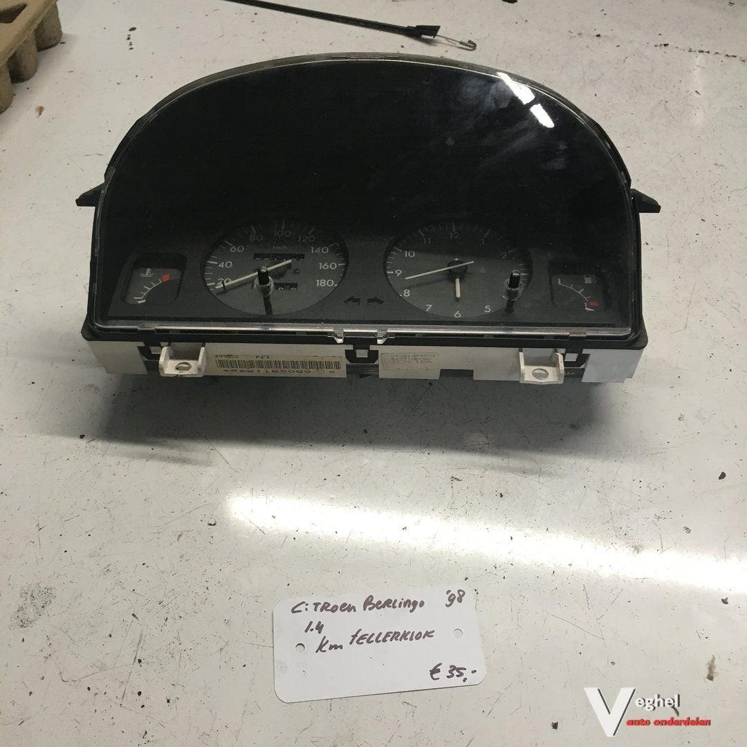 Citroen Berlingo 1998  Km Tellerklok, Gebruikt, -, -, Ophalen of Verzenden